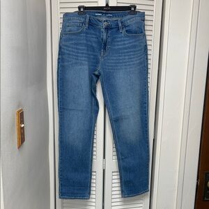 Old Navy Womens mid rise Wow Boyfriend Jeans in Blue